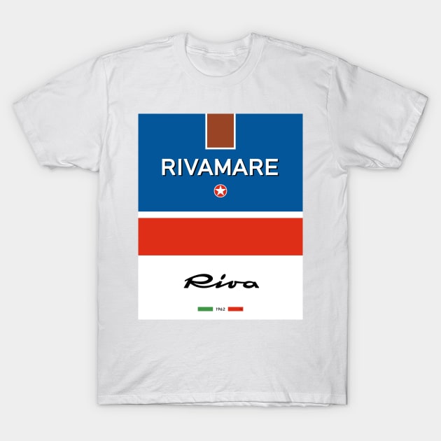 Riva Rivamare Aquarama Riviera Venise Italy T-Shirt by PB Mary